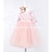 Baby Gown for 1st Birthday Party  - Dress Princess Tulle Dress  - Infant 3D Lace Flower