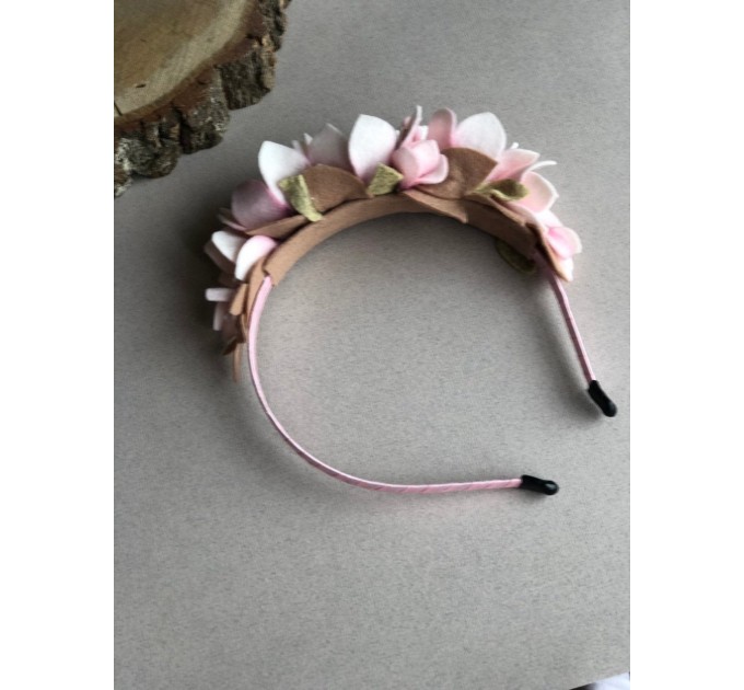 Felt Flower Arragement Headband / Blush Headband / Baby Headband /Baby Hair Accessories / Hair Accessories For Girls / First Birthday Gift