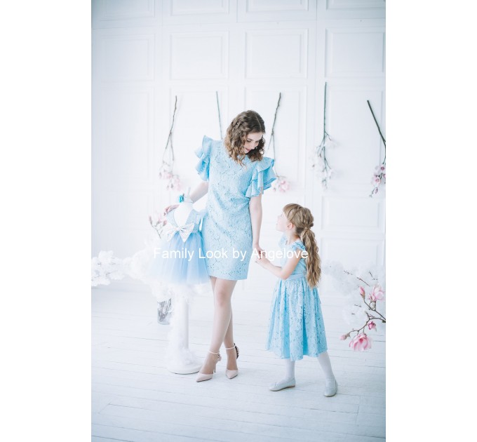 Mommy and Me Outfits Lace Dress - Mother and Daughter