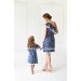 Matching Family Outfits Toddler Peasant Girls Dresses Mommy and Me Outfits Summer Dress Сotton Flowers  Mother and Daughter