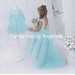 Girls Dress Flower - Ball Gown Girl Dress - Skirt with train Tulle Toddler Girl Photo Props Dress
