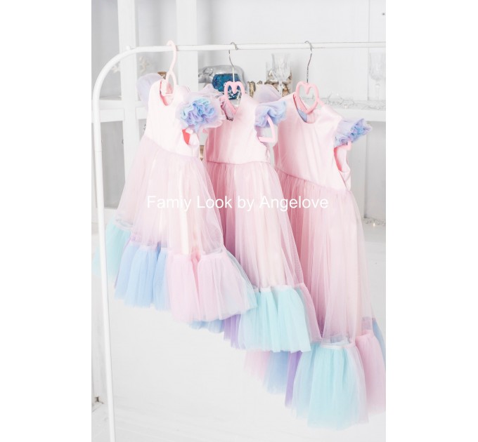 Unicorn Dress - Princess Girls Birthday - Tutu - Multi-colored - Babygirl - Toddler - Infant