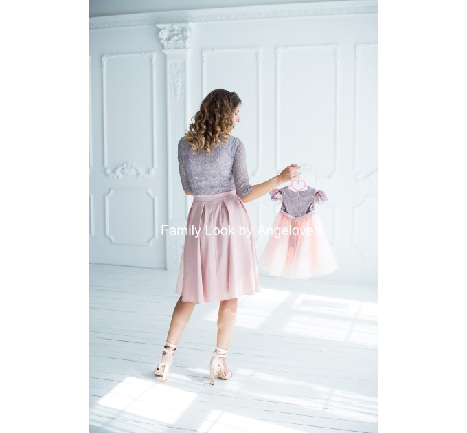 Mommy and Me Dresses - Blush Mother Daughter  Matching Outfits