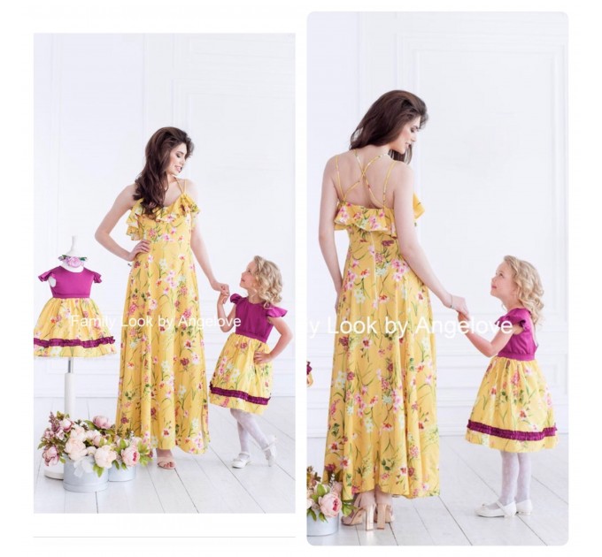 Mommy and Me Outfits Maxi Dress Sundress  Mother Daughter Matching