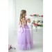 Lavender Girl Dress - Princess - Tulle Tutu - Shirt Babygirl- Flower Girl - Ball Gown Dress
