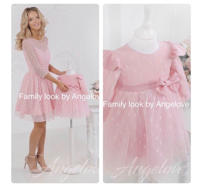 first birthday dress for baby girl and mom