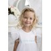 Flower Girl Dress White Girl - Communion Baptists -  Girl Tulle Ball Gown