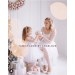White Mother Daughter Matching Dress -  Mommy and Me Outfits - Flower Girl Toddler - Christening Baptism dress - Polka Dot