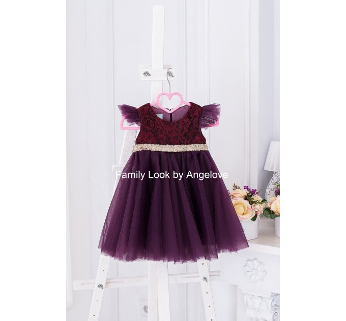 Mommy and Me Outfits Girls Dress Christmas First Birthday Princess  Maching Mother and Daughter Family look Tutu Shirt Fluffy Baby girl