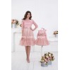 Mommy and Me Maching Outfits Girls Dress First Birthday Princess Lace Mother and Daughter Family look Tutu Shirt Fluffy Baby girl
