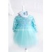 Matching Dress Mommy and Me Outfits  Glitter Princess Mother Daughter Tutu Dress  Brilliant Turquoise