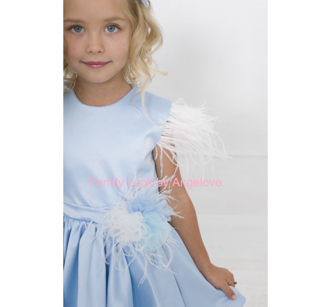 1st Birthday Dress for Girl Dresses Princess Feather