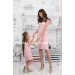 Mommy and Me Outfits Dress -Polka Dot -  Mother and Daughter Dress -  Birthdays Pink Black