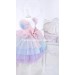 Princess Dress Unicorn Costume Toddler Babygirl Tulle Skirt Flower Girl First Birthday Party Baby