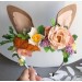 Headband Easter Bunny Felt for girls  Spring Flowers Decoration Accessories
