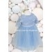 Mommy and Me Outfits - Blue Dress Party Princess - Tutu Shirt First Birthday Babygirl