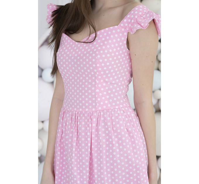 Mommy and Mе Dress - Polka Dot - Сotton summer family outfit - Mother and Daughter -  Sundress Matching Outfits