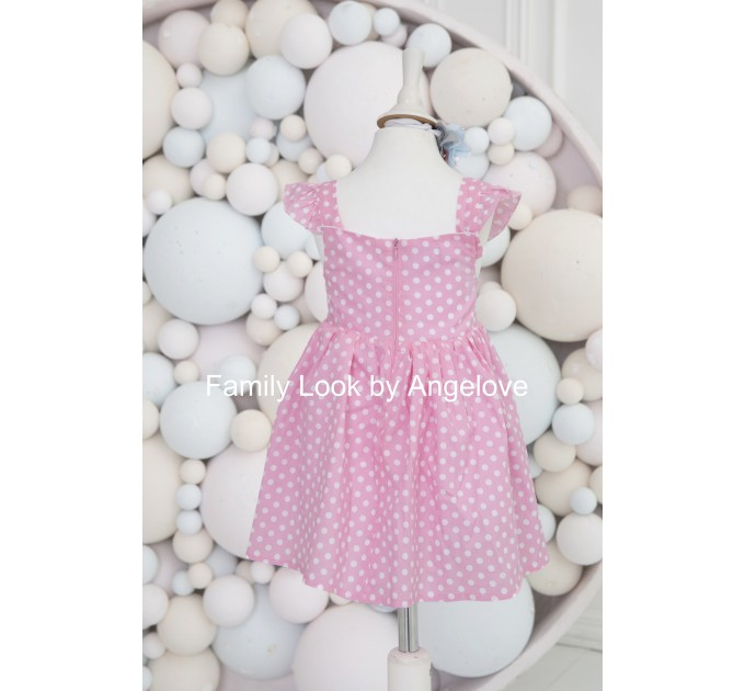 Mommy and Mе Dress - Polka Dot - Сotton summer family outfit - Mother and Daughter -  Sundress Matching Outfits